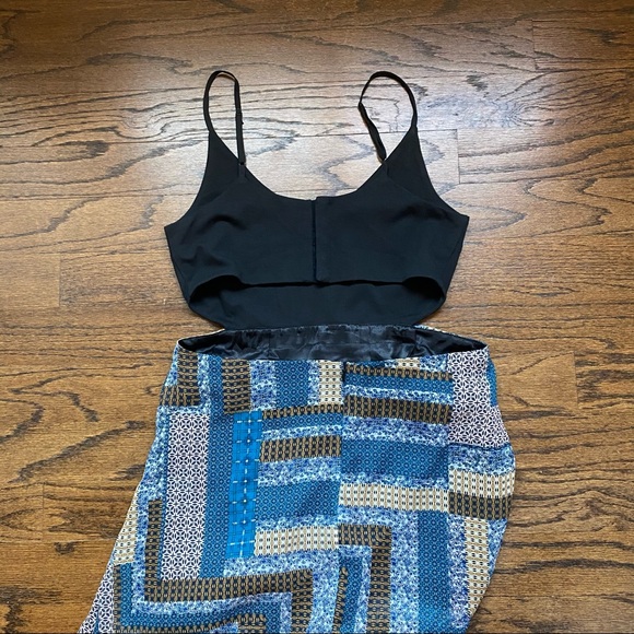 Like Mynded patterned maxi dress with cutout - Picture 5 of 7